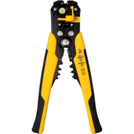 BUNTHAUS Pince À Dénuder Automatique, Outil Universel à dégainer avec Reglage de Précision Cables AWG 22-10 (0,56.0mm²) pour Dénuder, Cutter (1/5)
