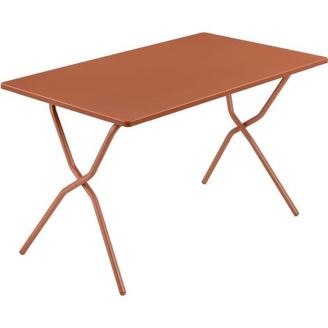Faltbarer Gartentisch 1207072cm - Balcony - Acier - Orange Canyon - Lafuma Mobilier