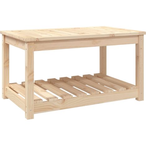 Maison Exclusive - Gartentisch 82,5x50,5x45 cm Massivholz Kiefer