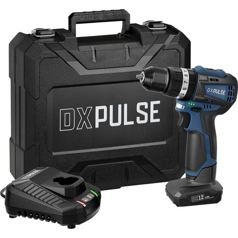 Draper 29395 DXPULSE 12V Brushless Combi Drill Kit, 1 x 4.0Ah Battery, 1 x Fast Charger (1/5)