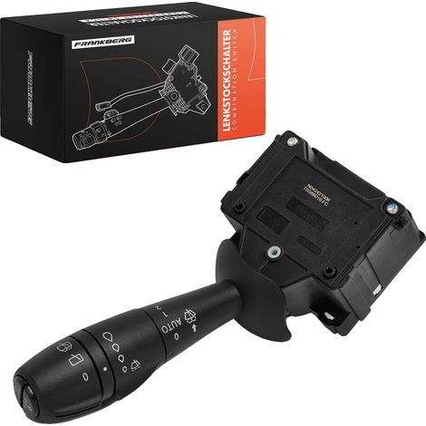 Interrupteur combiné, 13 contacts de connecteur, compatible avec Renault Captur I, compatible avec Renault Clio IV, fonctionnalité de lavage-essuie-glace, taille OEM standard (1/5)