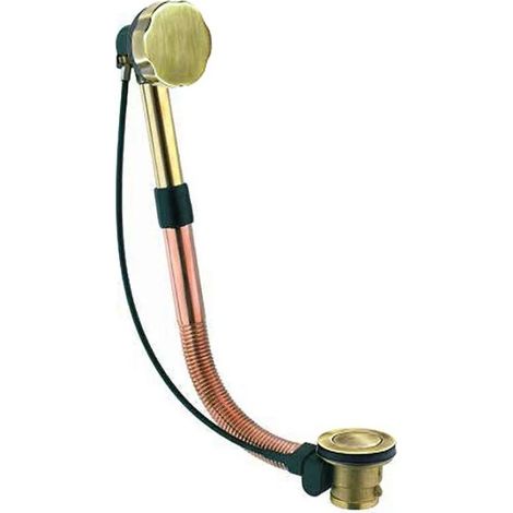COLONNA SCARICO VASCA AUTOMATICO IN OTTONE COLORATA DORATA C.G.S. SRL (1/2)