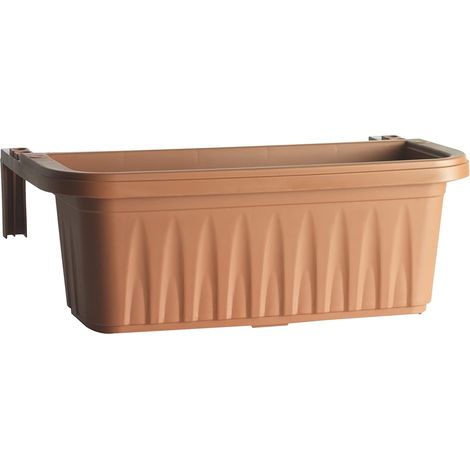 Set de 2 jardinières - RONDINE - 50 cm - Terracotta - Livraison gratuite (1/4)