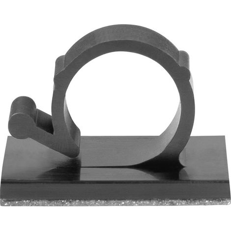 HellermannTyton MAGRA13-PA66/NDFEBR5-BK (15) Clip fermacavi 151-04465 Intervallo Ø fascio 13 mm (max) Nero 15 pz. (1/2)