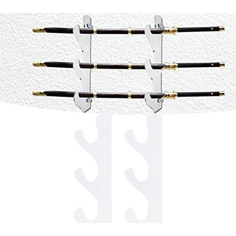 Porte-couteaux et épées transparent mural (1 paire) (1/5)