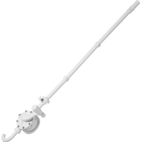 Pompe chimique à tambour rotatif en plastique résistant à la corrosion, à manivelle, pour l'industrie chimique (1/5)