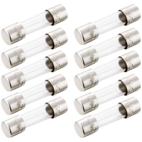 Omega Kit 10 Fusibili cilindrico 5x20 CF 5A rapido - CF520250