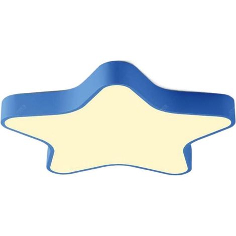 42cm LED ceiling light with blue star design, dimmable for children's room (1/4)