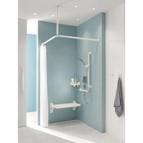 HEWI 801.51US460 90 Siège de douche rabattable, ré-rectangulaire (USA), p.801 (1/2)