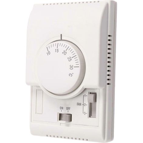 T6373A1108 Thermostat de climatisation centrale Honeywell, panneau de commande mural pour climatisation simple froide (1/5)