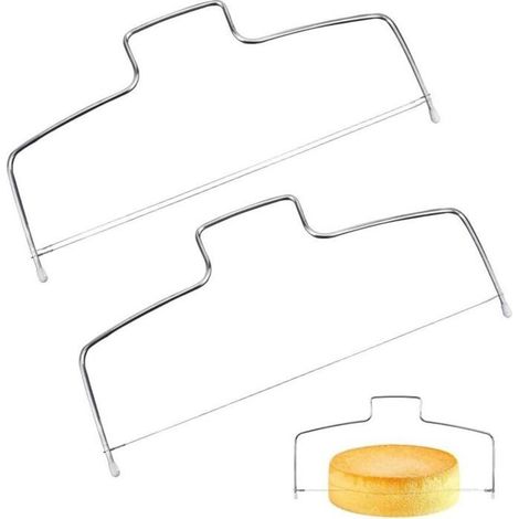 Due taglia-torte regolabili per una finitura liscia di livello professionale. (1/4)