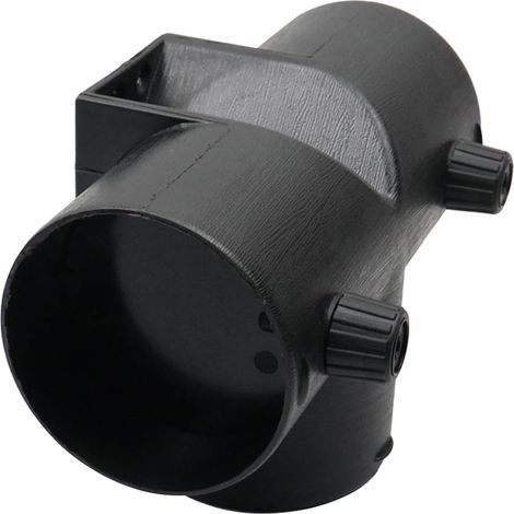Connecteur de Sortie en T de Conduit de Voiture, Tuyau D'aération Séparateur de Conduit, Air Réchauffeur Tuyau Raccord, 3 Voies Connecteur de Conduit pour Chauffage (1/4)