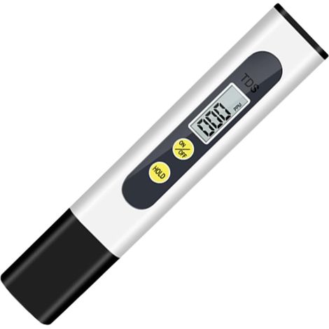 Misuratore digitale della qualità dell'acqua TDS, test della durezza dell'acqua, test dell'acqua dell'acquario, per l'industria dell'idroterapia domestica, 0-999 PPM, per acquari, piscine, stagni e ac