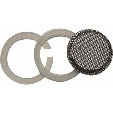 Giannini Nina set 2 guarnizioni silicone e filtro inox