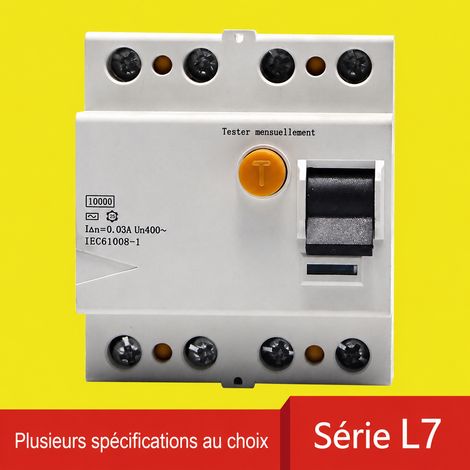 Disjoncteur différentiel série F7 boîtier plastique 2P 63A 2p 1 kg – Livraison gratuite (1/5)