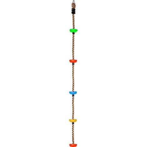 AIDUCHO 2 m Kletterseil mit Fußplatten – Kletterseil – Ninja-Seil – Zubehör (1/5)