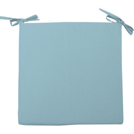 Dessus de chaise 40x40 cm ALIX bleu glacier, par Soleil d'ocre