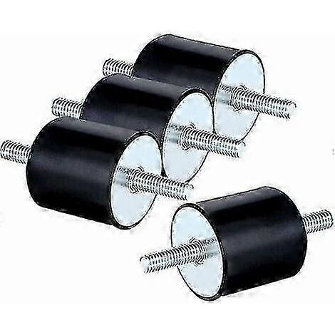 sysy M8 Silent Block, 4 pièces de goujons anti-vibrations en caoutchouc Silenbloc, amortisseur à vis à double extrémité [XH] (1/5)