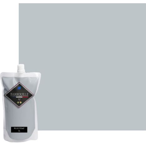 BARBOUILLE auswaschbare Acrylfarbe Samt - Für Wände und Decken - 1L - Fluctuat-Grau