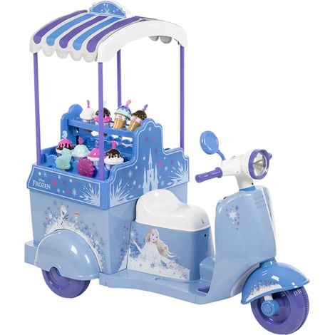 Carretto dei Gelati Elettrico per Bambini 7,2V Gioco Disney Frozen (1/4)