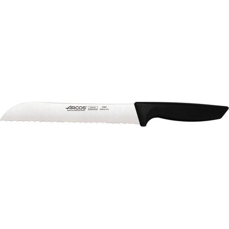 Couteau à pain Arcos Nice 135700 en acier inoxydable Nitrum et mango couteau en polypropylène avec lame de 20 cm sous blister.
