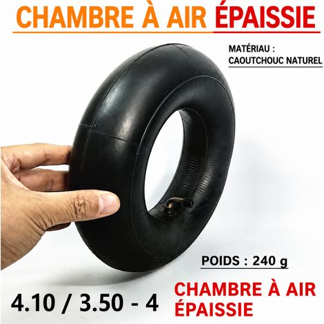 Chambre à air 10 pouces 4.10/3.50-4 260x85 valve coudée pour tondeuse et brouette 15 × 10 × 5 cm 200 g – Livraison gratuite (1/5)