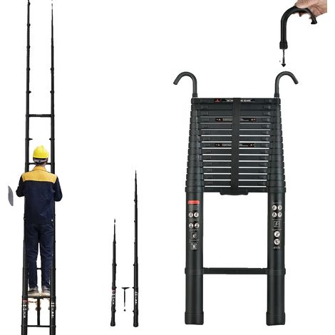 Échelle pliante, hauteur de 6,2 m, capacité de charge de 150 kg, 6.2M (1/5)