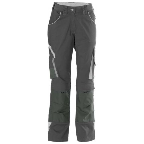 Pantalon de travail femme 24, DarkGrey/lightgrey,Gr.52