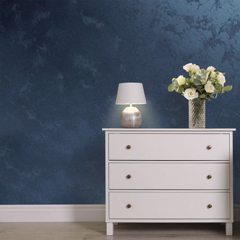 Primacol Silver Sand Peinture Décorative Intérieure Effet Sable – Navy Blue 40