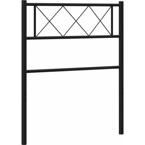 Maison Exclusive - Testiera di Ricambio in Metallo Nero 100 cm (1/5)