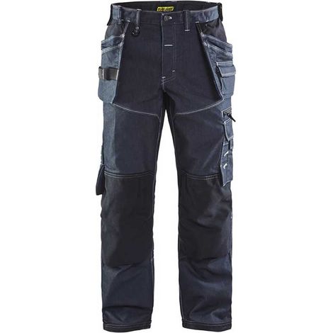Jean de travail X1900 Artisan Cordura Stretch BLAKLADER 1960 - Bleu foncé - 48 - Jambes standards (1/5)