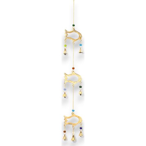 Campanas Indias - Pez - 7 Campanas - 8.5x54cm