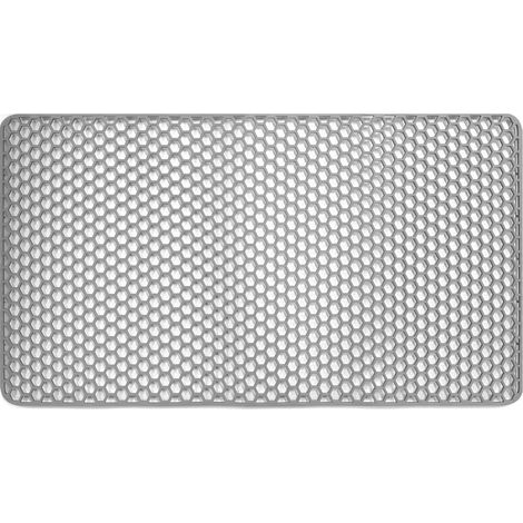 Tapis d'évier de cuisine en silicone - 72 x 40 cm - Découpable - Tapis d'égouttement - Tapis de protection pour évier - Protection contre la chaleur et antidérapant (1/5)