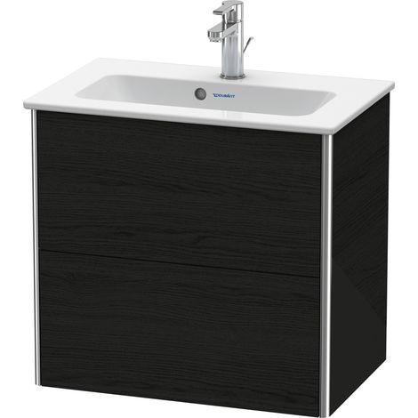 Duravit XSquare Meuble sous-lavabo Compact, suspendu, 2 tiroirs,