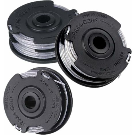 Set of 3 spools for brush cutter Bosch Art 24 27 30 30-36 Li 18 M 1.65 mm