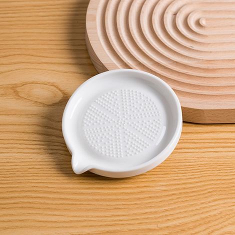 Râpe en céramique, assiette à râper en porcelaine, râpe à gingembre, ail, légumes, style 4 (1/4)