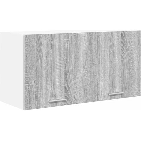 Armario colgante moderno y versátil gran espacio de almacenamiento 80 x 31 x 40 cm madera contrachapada gris sonoma 020053230 (1/5)