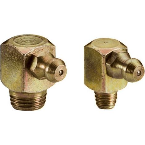Graisseur hydraulique autotaraudeur UMETA 90°, acier R.6x1 L.18 Ø9 mm