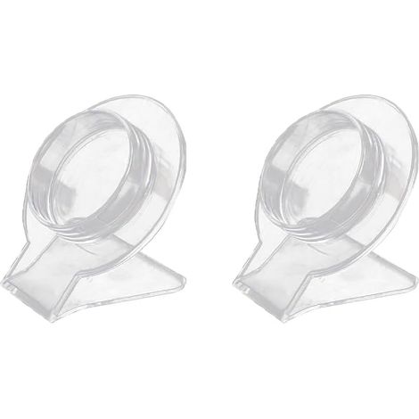 Présentoir en acrylique transparent en 3 parties pour bracelets et joncs - Accessoires de présentation pour montres et bijoux - Porte-bracelets (1/5)