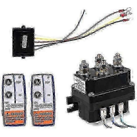 Hochleistungs-Seilwindenrelais 12V 250A für Geländewagen mit zwei Fernbedienungen (1/4)