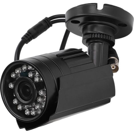 Caméra de sécurité Caméra de vidéosurveillance analogique 4 en 1 Caméra de surveillance Objectif 3,6 mm Vision nocturne infrarouge tanche pour extérieur IndoorNTCS (1/4)