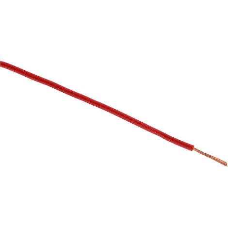 Câble d'alimentation électrique H07VK 1x2,5mm² Rouge - 5m - Zenitech