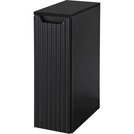 Unterschrank Skelbolu 20x60x40 cm Schwarz [en.casa] (1/5)