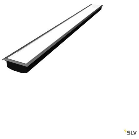 Profils GRAZIA 60 profil à encastrer 15 m noir - SLV 1004905