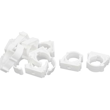 10 pièces 25mm Dia PPR Rohr Clip Schelle Armaturen Steckverbinder 42mm x 14mm 40mm (d23420580215052b (1/5)