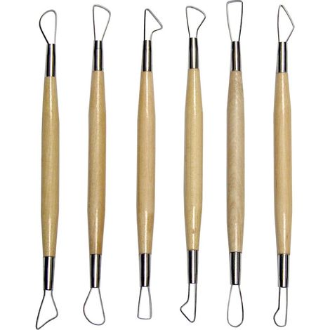 Royal & Langnickel RSET-POT4 - Utensili da vasaio, piccoli, 6 pezzi, 15,24 cm