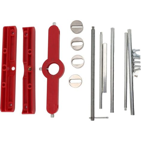 Drilling positioning tool for woodworking, precise drilling guide, portable drilling positioner (1/5)