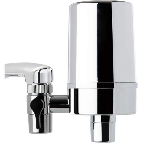 DF2-CHR Filtre à Eau de Robinet pour Cuisine, Salle de Bain ou Évier de Camping-car, Longue Durée de Vie de 500 Gallons, Finition Chromée (1/5)