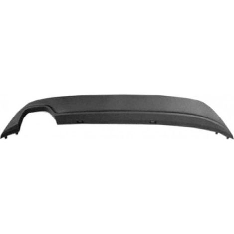 Spoiler de pare-choc arrière noir échappement double Volkswagen Golf Sportsvan depuis 2014