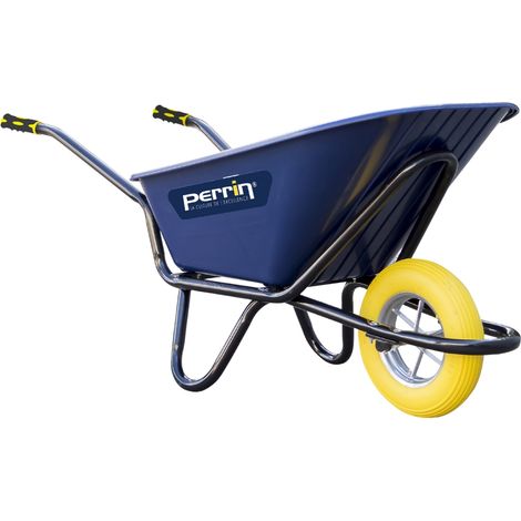 OUTILS PERRIN Brouette 120 L roue increvable - charge 320 kg PEHD renforcé